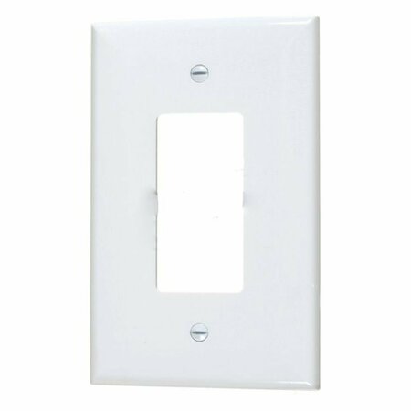 AMERICAN IMAGINATIONS Rectangle White Electrical Switch Plate Plastic AI-37079